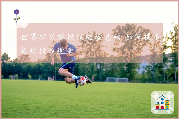 世界杯买球投注经验总结 如何提高你的投注胜率