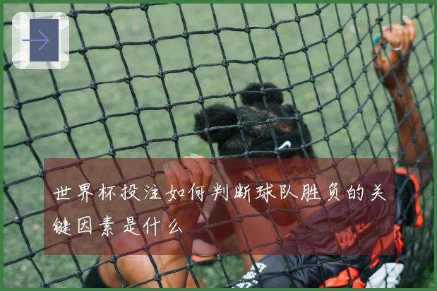 世界杯投注如何判断球队胜负的关键因素是什么